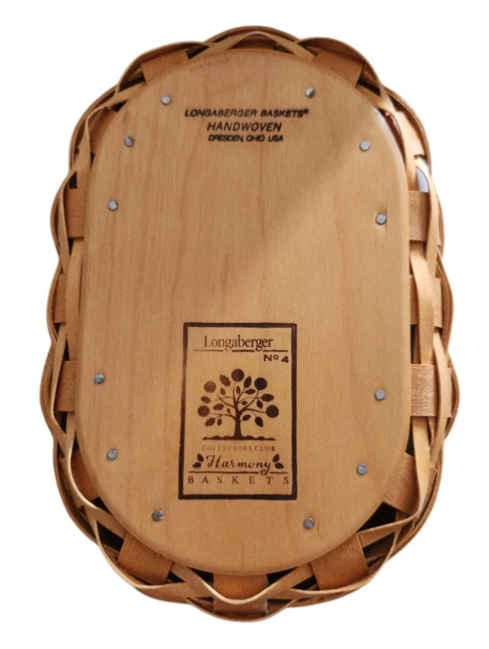 Longaberger Collectors Club No. 4 Harmony Basket
